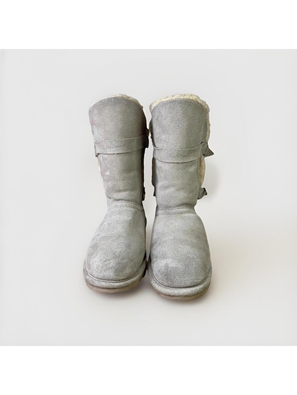 Bearpaw Womens Cozy Winter Mid Calf Boots Kate Iced Coffee 7‎ Medium